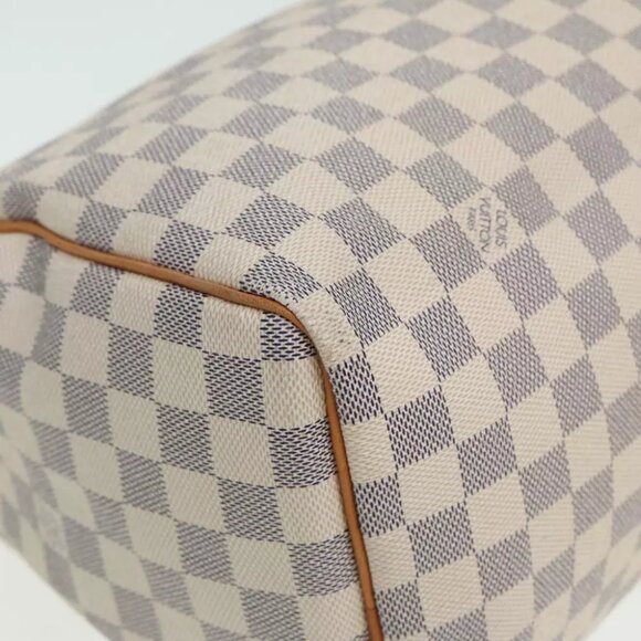 LOUIS VUITTON Damier Azur Speedy 30 Hand Bag - Picture 10 of 16